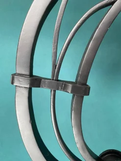 Hot Pamono Black Secession Wall Lamp, 1890s