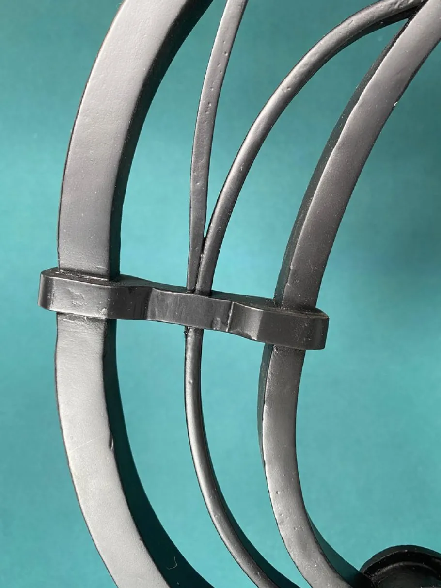 Hot Pamono Black Secession Wall Lamp, 1890s