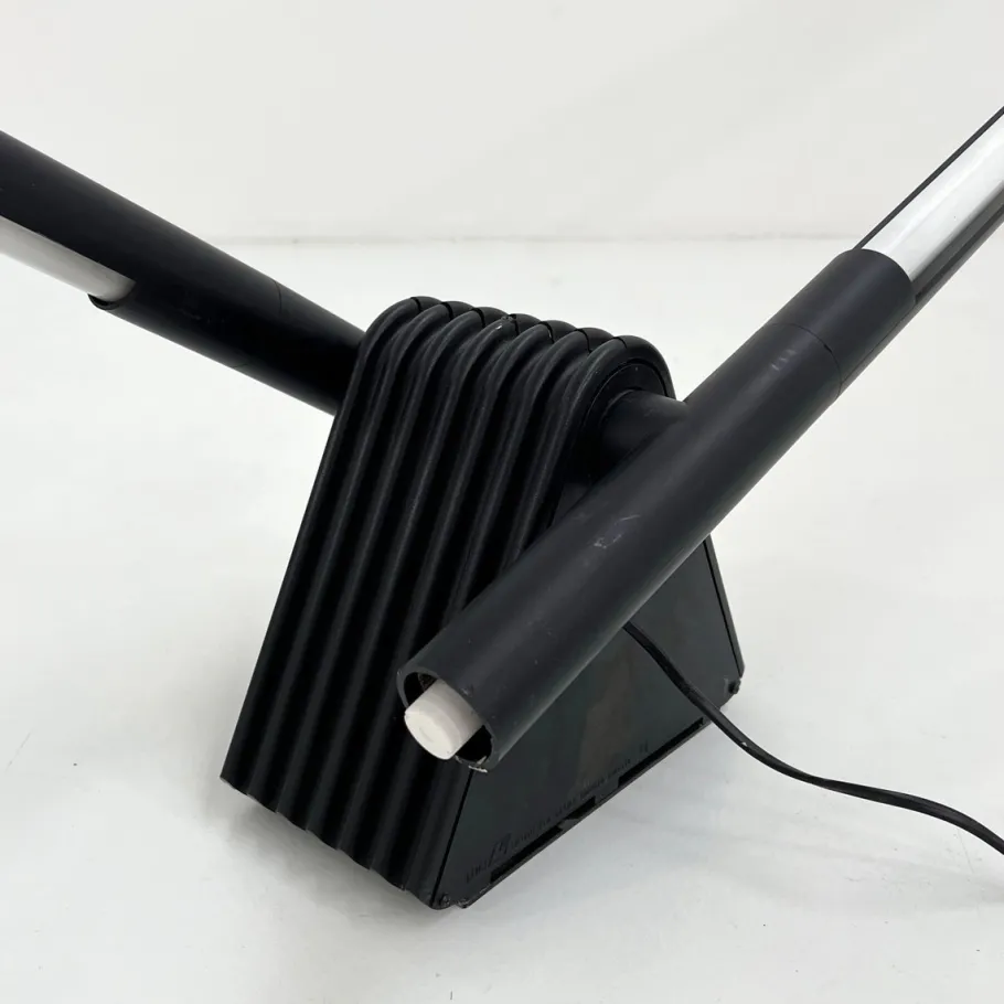 Online Pamono Black Sistema Flu Floor Lamp by Rodolfo Bonetto for Luci Italia, 1980s