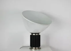 Sale Pamono Black Taccia Table Lamp by Achille & Pier Giacomo Castiglioni Taccia for Flos, 1970s