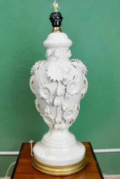 Outlet Pamono Blanca Manises Lamp, 1950s