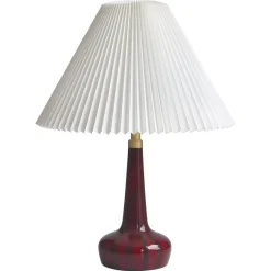 New Pamono Blown Glass Table Lamp by Esben Klint for Le Klint & Holmegaard, Denmark, 1970s