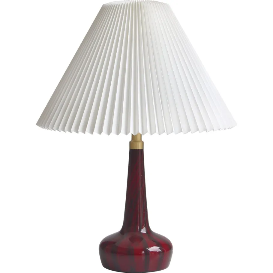 New Pamono Blown Glass Table Lamp by Esben Klint for Le Klint & Holmegaard, Denmark, 1970s