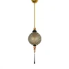 Online Pamono Blown Murano Glass and Brass Pendant Lamp, 2000
