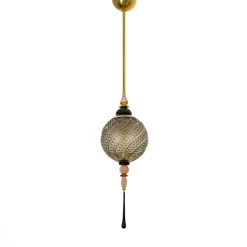 Online Pamono Blown Murano Glass and Brass Pendant Lamp, 2000