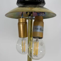 Online Pamono Blown Murano Glass and Brass Pendant Lamp, 2000