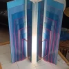 Sale Pamono Blue Acrylic Glass Skyline Table Lamp from New Lamp, Italy, 1970s