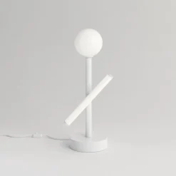 New Pamono Blue and Black Tube and Globe Desk Light by Atelier Areti