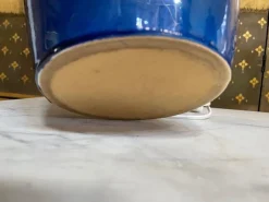 Online Pamono Blue Earthenware Table Lamps, Set of 2