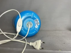 Online Pamono Blue Glass Table Lamp from Ikea, 2000s