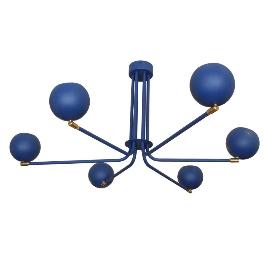 Hot Pamono Blue Jupiter Chandelier by Juanma Lizana