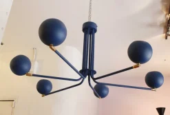 Hot Pamono Blue Jupiter Chandelier by Juanma Lizana
