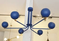Hot Pamono Blue Jupiter Chandelier by Juanma Lizana
