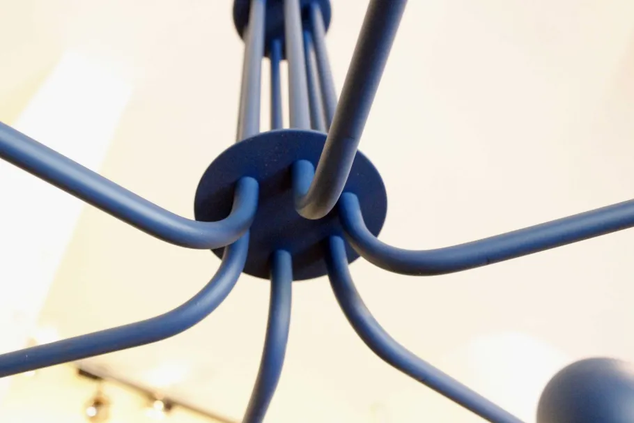 Hot Pamono Blue Jupiter Chandelier by Juanma Lizana