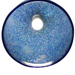 Discount Pamono Blue Pendant Lamp by Gae Aulenti for Vistosi, 1970s