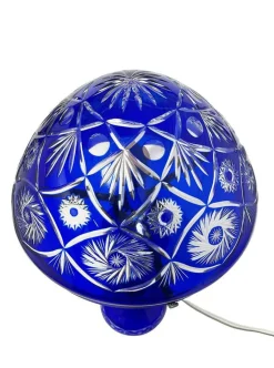 Discount Pamono Bohemian Crystal Mushroom Lamp, 1980s