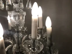 Online Pamono Bohemian Lead Crystal 10-Light Chandelier, 1960s