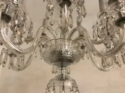Online Pamono Bohemian Lead Crystal 10-Light Chandelier, 1960s