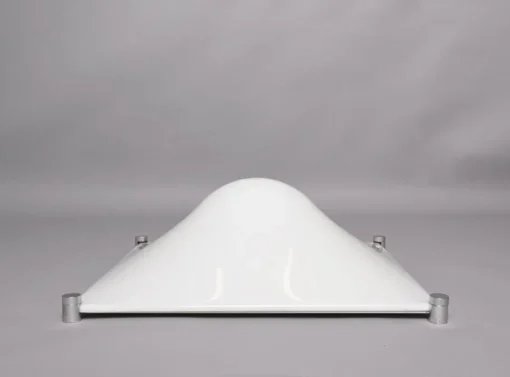 Best Pamono Bolla Lamp in White Acrylic Glass by Elio Martinelli for Martinelli Luce, Italy, 1960s