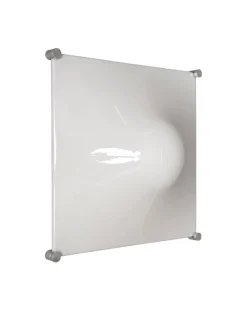 Best Pamono Bolla Lamp in White Acrylic Glass by Elio Martinelli for Martinelli Luce, Italy, 1960s