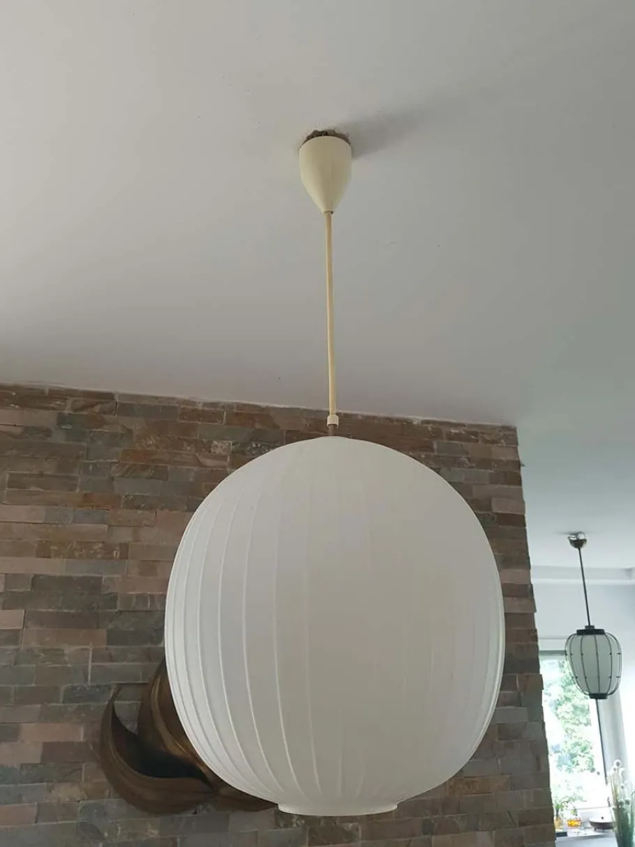 Best Pamono Bologna Pendant Lamp by Aloys Gangkofner for Peill & Putzler, 1950s
