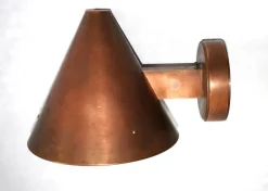 Hot Pamono Boom Outdoor Wall Lamp in Copper from Bega, 1990s
