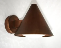 Hot Pamono Boom Outdoor Wall Lamp in Copper from Bega, 1990s