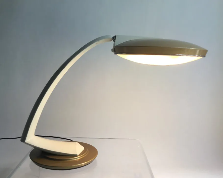 New Pamono Boomerang Desk Lamp by Marjolein Fase for Fase, 1960s