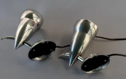 Discount Pamono Bor Wall Lamps by Verner Panton and Ettore Sottsass for Ikea, 1980s, Set of 2