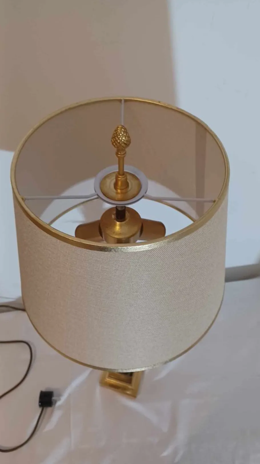 Clearance Pamono Boulanger Palm Pineapple Lamp from Maison Charles, 1960s