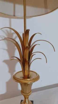 Clearance Pamono Boulanger Palm Pineapple Lamp from Maison Charles, 1960s