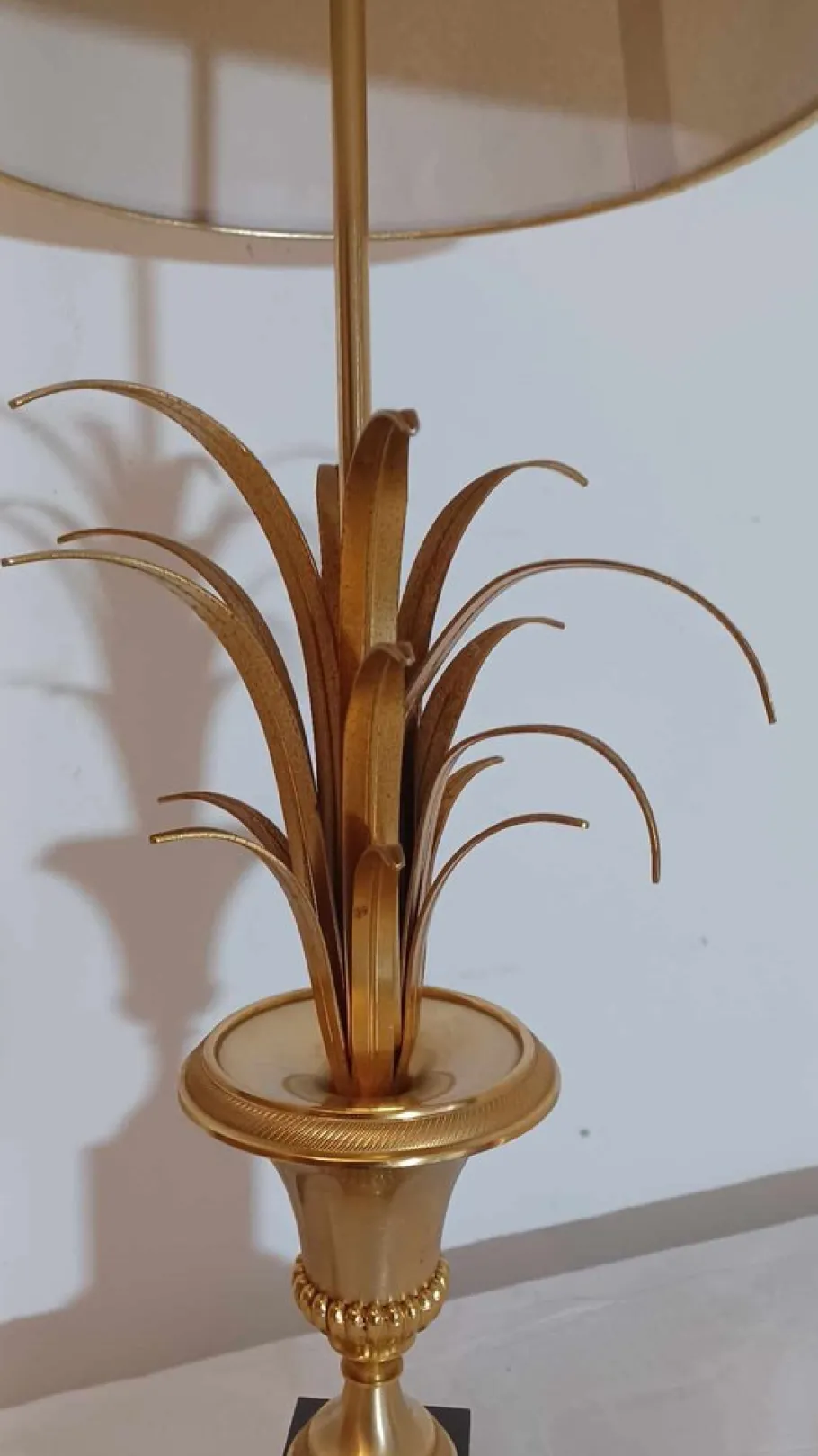 Clearance Pamono Boulanger Palm Pineapple Lamp from Maison Charles, 1960s