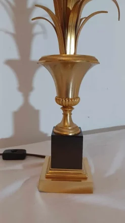 Clearance Pamono Boulanger Palm Pineapple Lamp from Maison Charles, 1960s