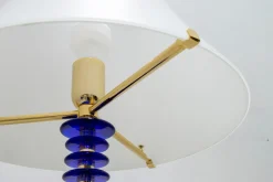 Online Pamono Brass & Murano Glass Auras Floor Lamp from Auras, 1989