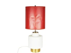 Discount Pamono Brass & Opaline Glass 3-Light Table Lamp by Bruno Gatta for Stilnovo, 1959