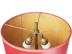 Discount Pamono Brass & Opaline Glass 3-Light Table Lamp by Bruno Gatta for Stilnovo, 1959