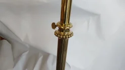 Clearance Pamono Brass Adjustable Standard Lamp from Messenger