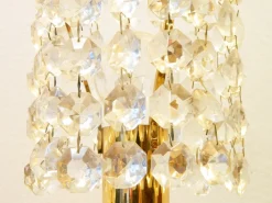 Clearance Pamono Brass and Crystal Bedside Table Lights from Bakalowits & Söhne, Vienna, Austria, 1960s Set of 2