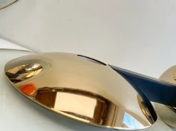 Discount Pamono Brass and Glass Wall Sconce from Estiluz, Spain, 1990s