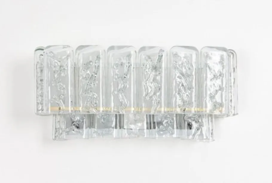 Online Pamono Brass and Murano Glasses Wall Sconces attributed to Doria, Germany, 1960s