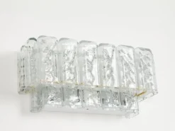 Online Pamono Brass and Murano Glasses Wall Sconces attributed to Doria, Germany, 1960s