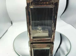 Sale Pamono Brass and Nickel-Plated Railway Kerosene Lamp, 1930