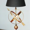 Best Pamono Brass Arrowed Armillary Sphere Table Lamp