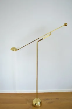 Sale Pamono Brass Balance Reading Light from Sölken, 1980s