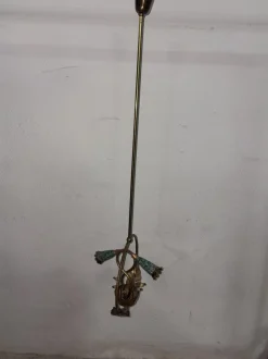 Hot Pamono Brass Ceiling Lamp, 1920s