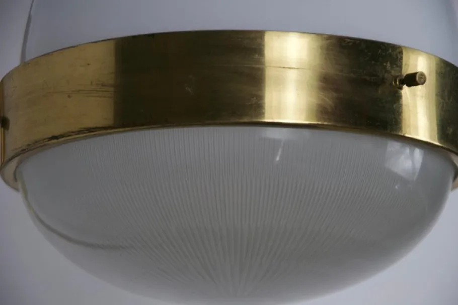 Clearance Pamono Brass Delta Wall Lamp attributed to Sergio Mazza for Artemide, Italy, 1960s
