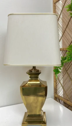 Outlet Pamono Brass Dome Table Lamp from Deknudt, Belgium, 1970s