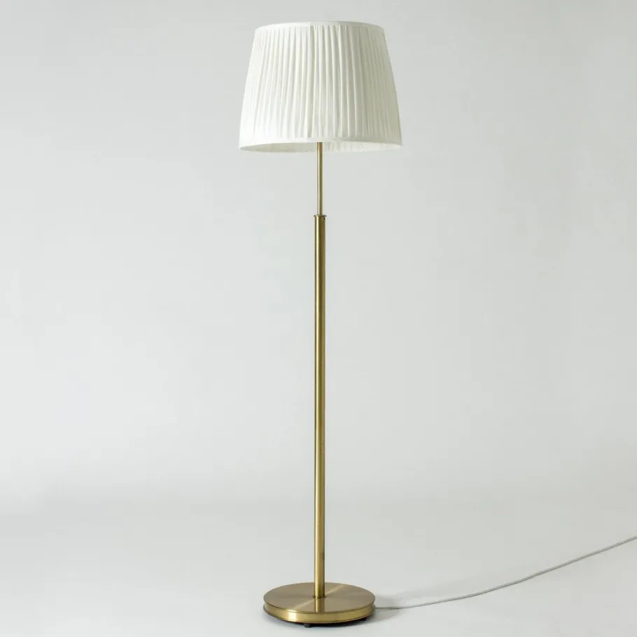 New Pamono Brass Floor Lamp by Josef Frank for Svenskt Tenn