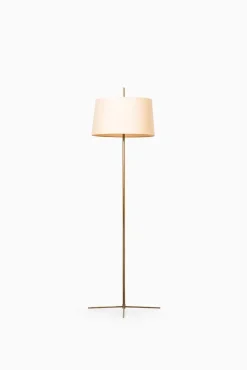 Sale Pamono Brass Floor Lamp by Svend Aage Holm Sørensen, 1950s