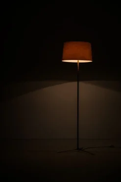 Sale Pamono Brass Floor Lamp by Svend Aage Holm Sørensen, 1950s